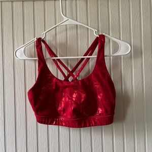 Lululemon Athletica Red Sports Bra